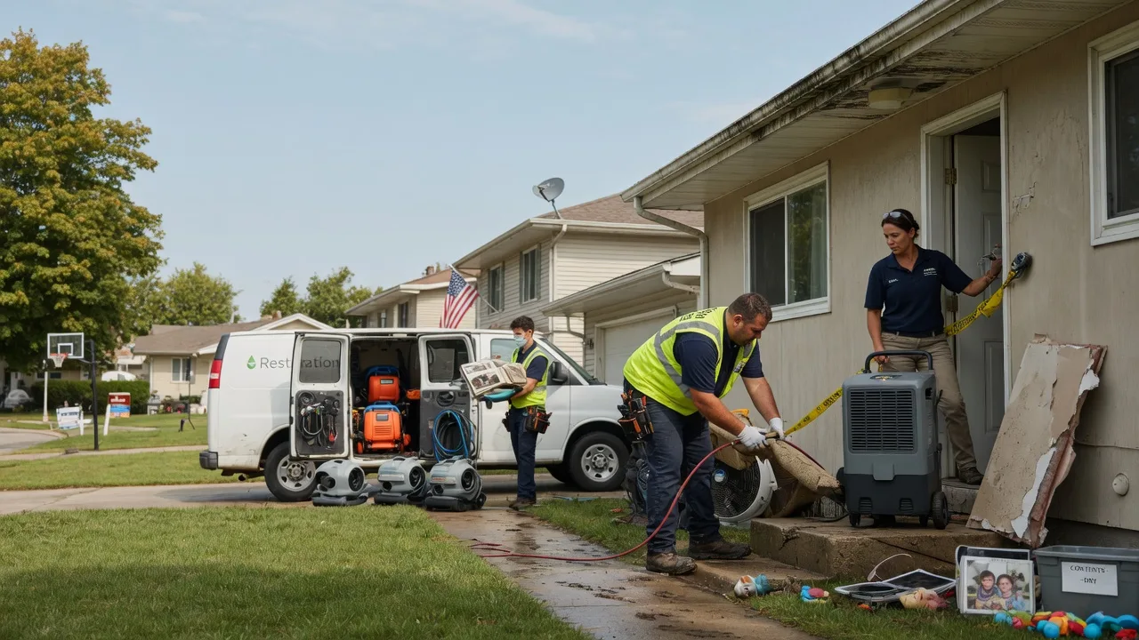 Water Damage Restoration in Alvin, IL near me